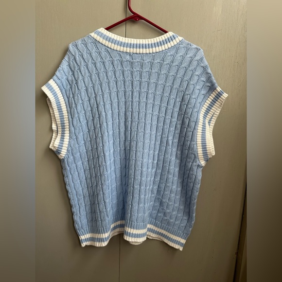 Arizona Baby Blue Knit Vest - Picture 3 of 4